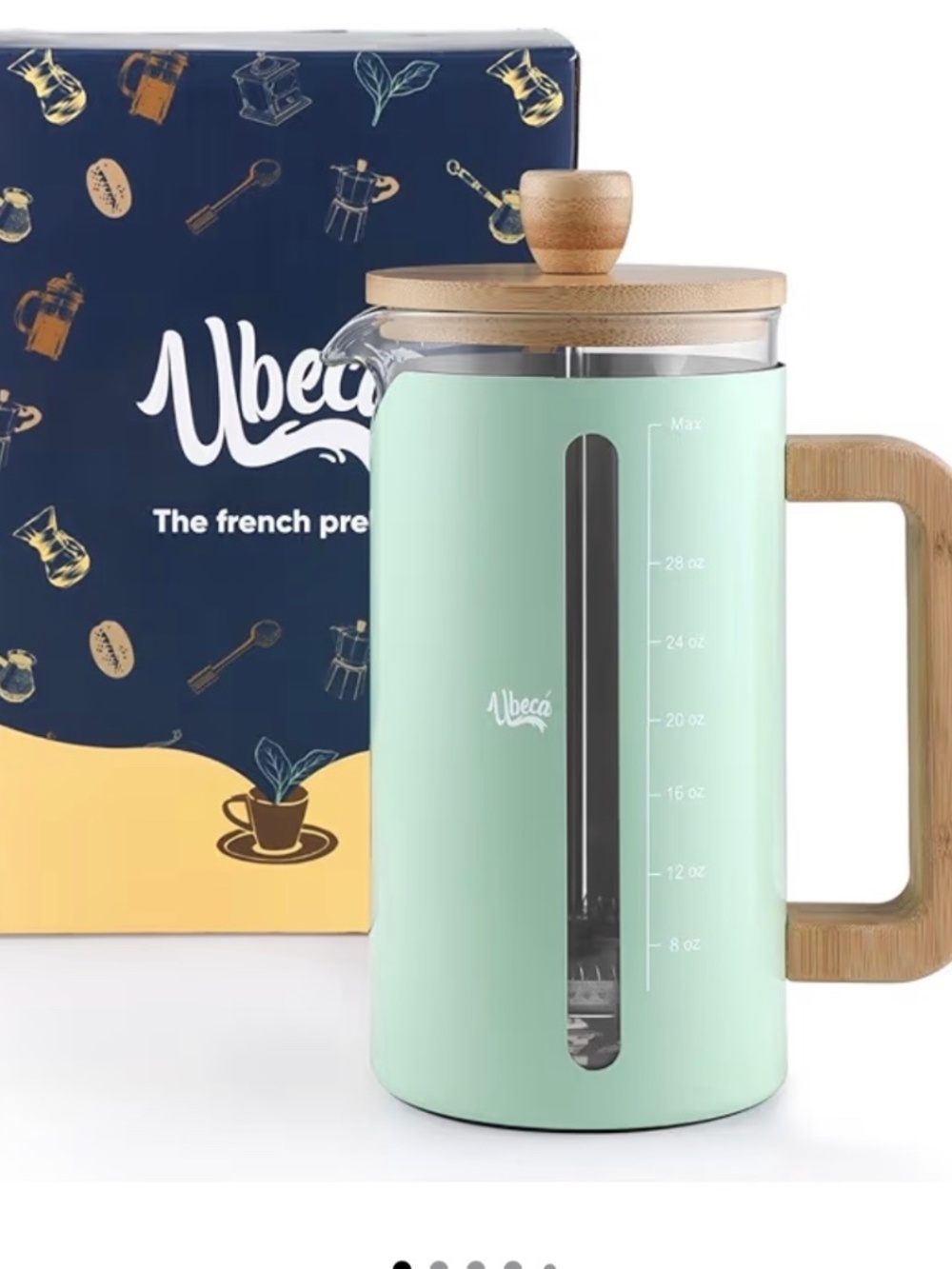 Ubeca French Press coffee pot